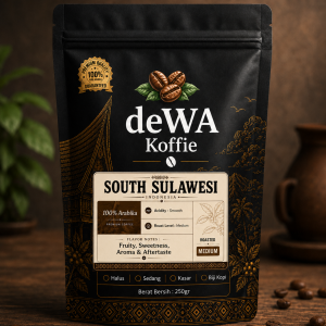 Premium Single Origin Roasted Bean Kopi Arabica South Sulawesi Malino 250 Gr